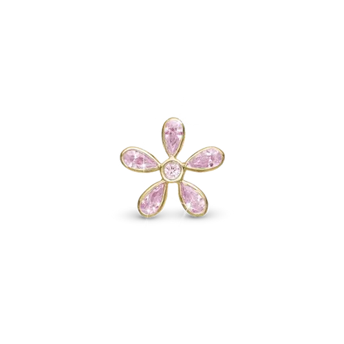 Christina Jewelry - Magic Flower Pink, Forgyldt
