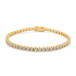 Tennis armbånd i 14 karat guld med 2.5 carat brillanter