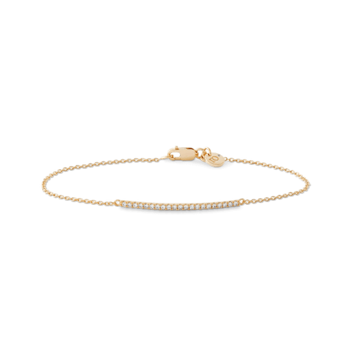 Ro Copenhagen - Rock Classic diamant armbånd i 18kt Rødguld