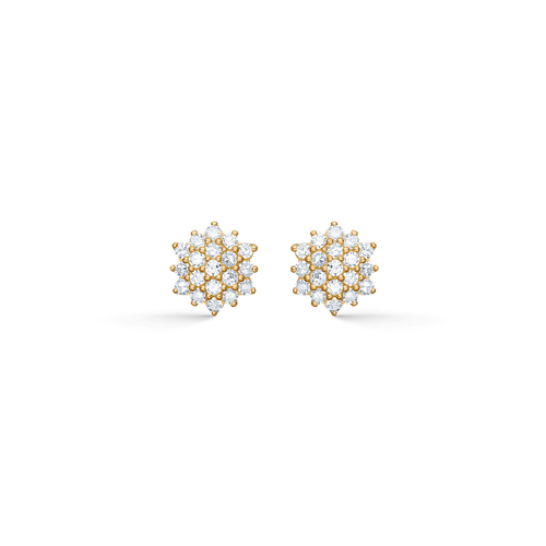 Mads Z LUMIERÉ øreringe i 14 kt. guld m. 0,27 ct. brill. 