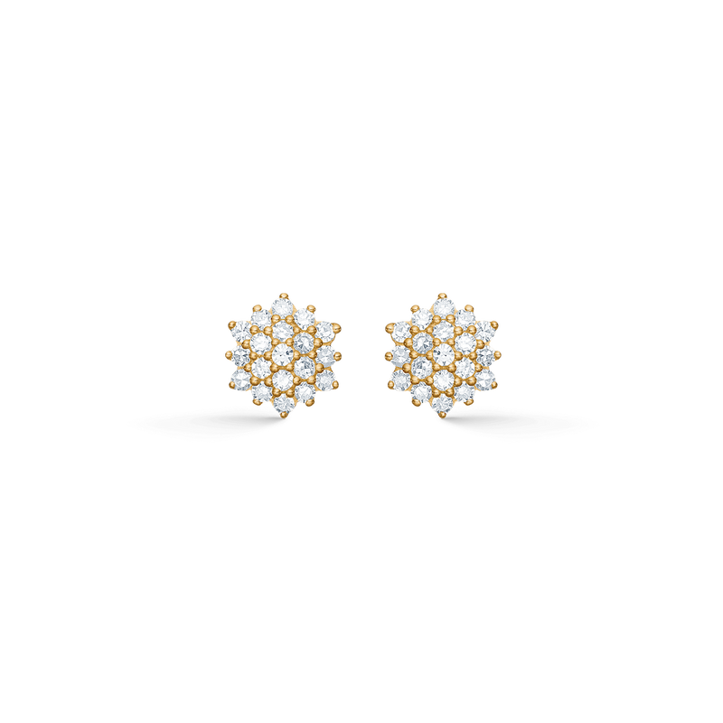 Mads Z LUMIERÉ øreringe i 14 kt. guld m. 0,27 ct. brill. 