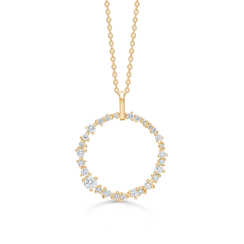 Mads Z LUCIA vedhæng i 14 kt. guld m. diamanter