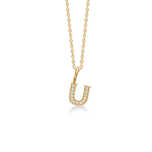 Mads Z TENDER LOVE U vedhæng i 14 kt. guld 