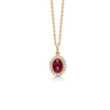 Mads Z ROYAL RUBY vedhæng i 14 kt. guld m. rubin og diamanter