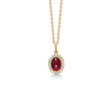 Mads Z ROYAL RUBY vedhæng i 14 kt. guld m. rubin og diamanter