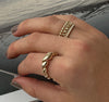 Mads Z POETRY PANZER ring i 14 kt. guld