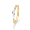 Mads Z - ELBA ring i 14 kt. guld m. 0,50 ct brillanter - 1541014