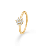 Mads Z LUMIERÉ ring i 14 kt. guld m. diamanter