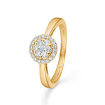 Mads Z ELEANOR ring i 14 kt. guld m. diamanter