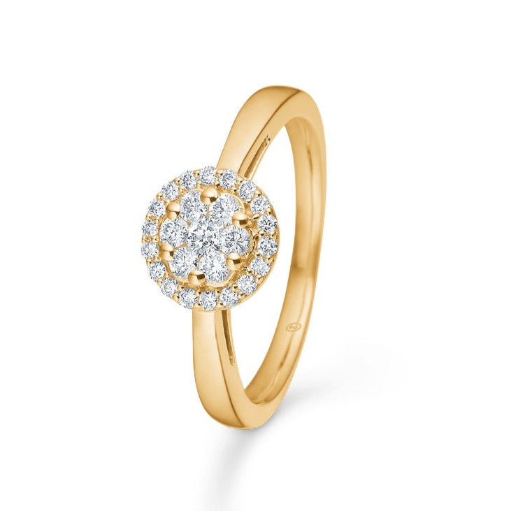 Mads Z ELEANOR ring i 14 kt. guld m. diamanter