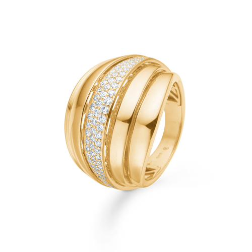 Mads Z OPERA ring i 14 kt. guld