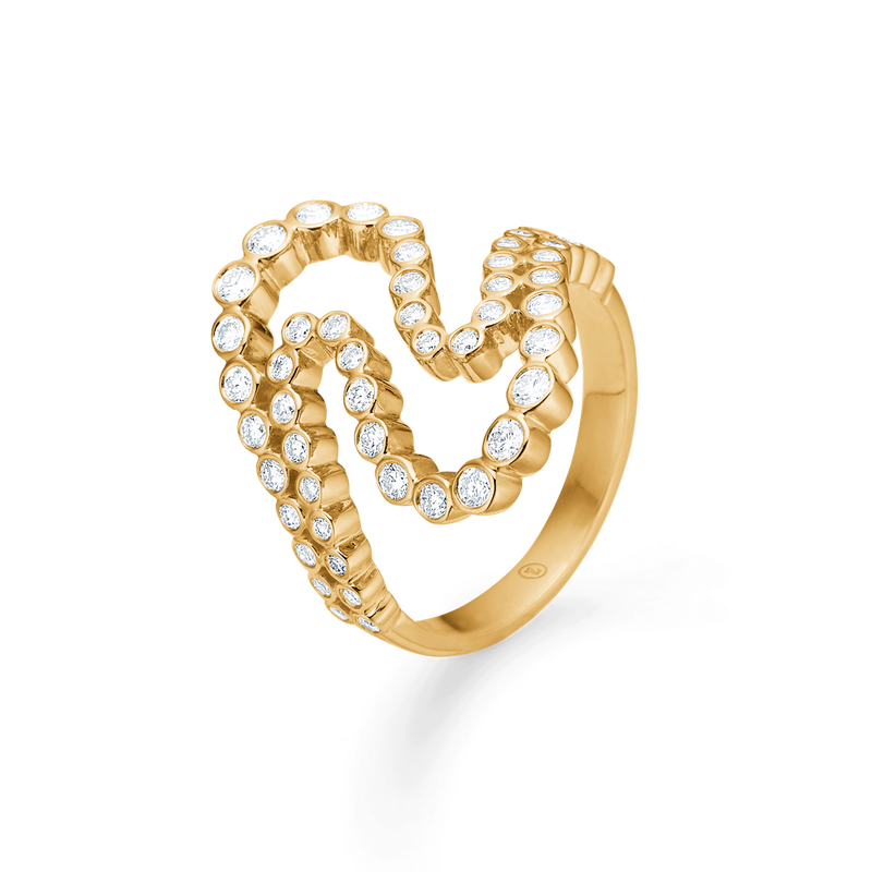 Mads Z MIRA ring i 14 kt. guld m. 0,73 ct