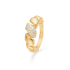 Mads Z SWIRL ring i 14 kt. guld m. 0,32 ct.
