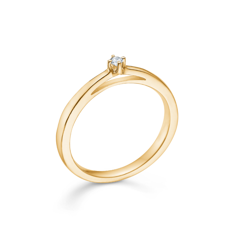 Mads Z - CROWN ring m. 0,04 ct brillant