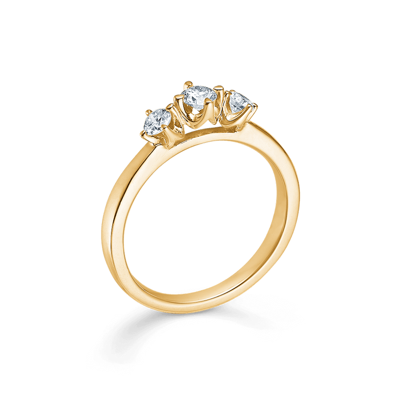 Mads Z CROWN TRINITY ring m. 0,34 ct. brillant - 1541734