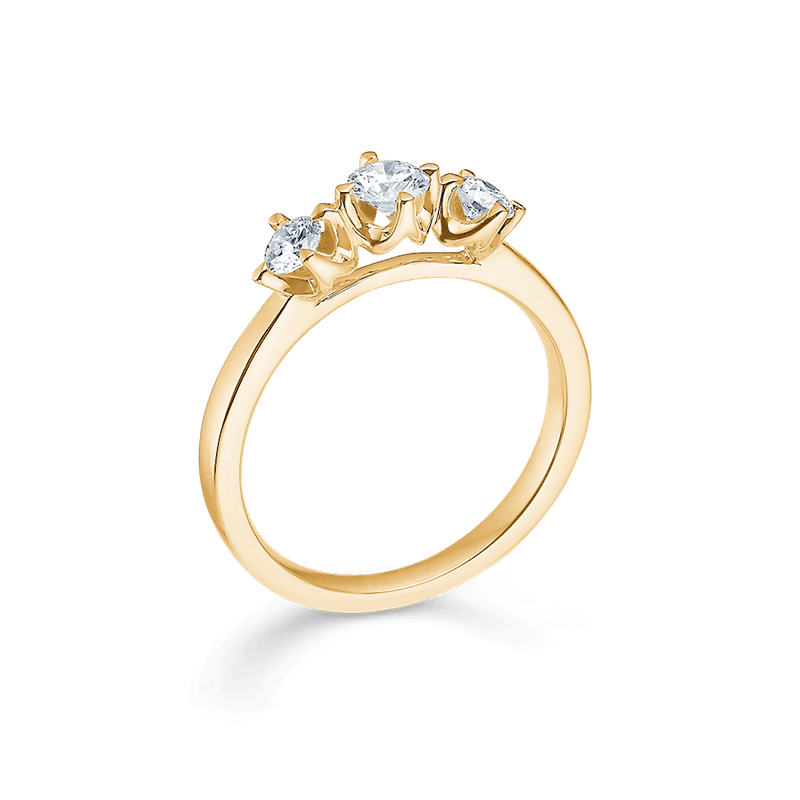 Mads Z CROWN TRINITY ring m. 0,56 ct. brillanter - 1541756