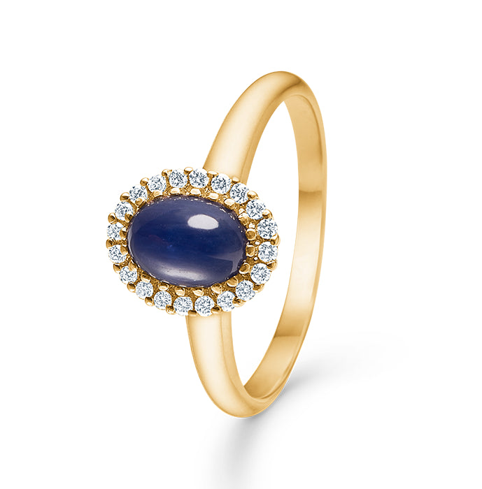 Mads Z ROYAL SAPPHIRE ring 14 kt. guld og diamanter