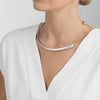 På model: Georg Jensen Mercy halsring i sterlingsølv