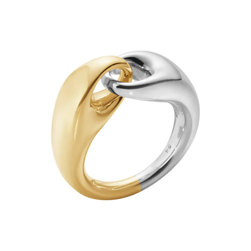 Georg Jensen Reflect link ring, stor.