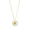 Georg Jensen Daisy Broche/vedhæng i forgyldt