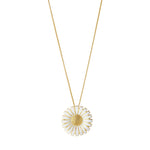 Georg Jensen Daisy Broche/vedhæng i forgyldt