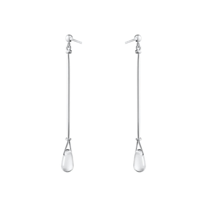 Georg Jensen - Vivianna Torun øreringe m. bjergkrystal