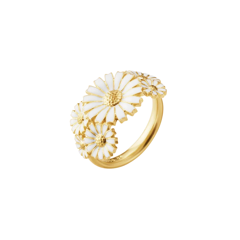 Georg Jensen Daisy ring i forgyldt - 20001672