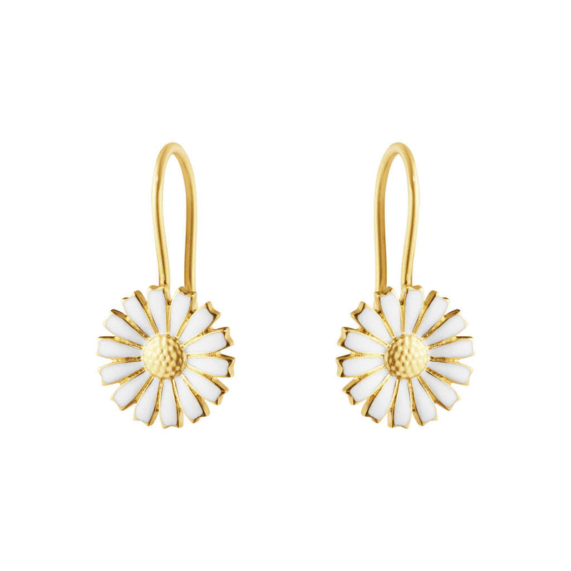 Georg Jensen Daisy øreringe i forgyldt - 20001723