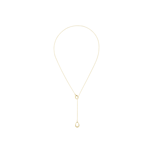 Offspring Lariat halskæde i 18kt guld