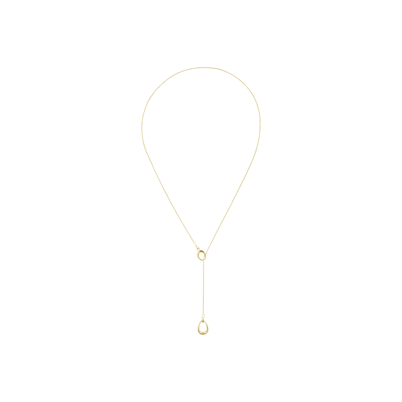 Offspring Lariat halskæde i 18kt guld