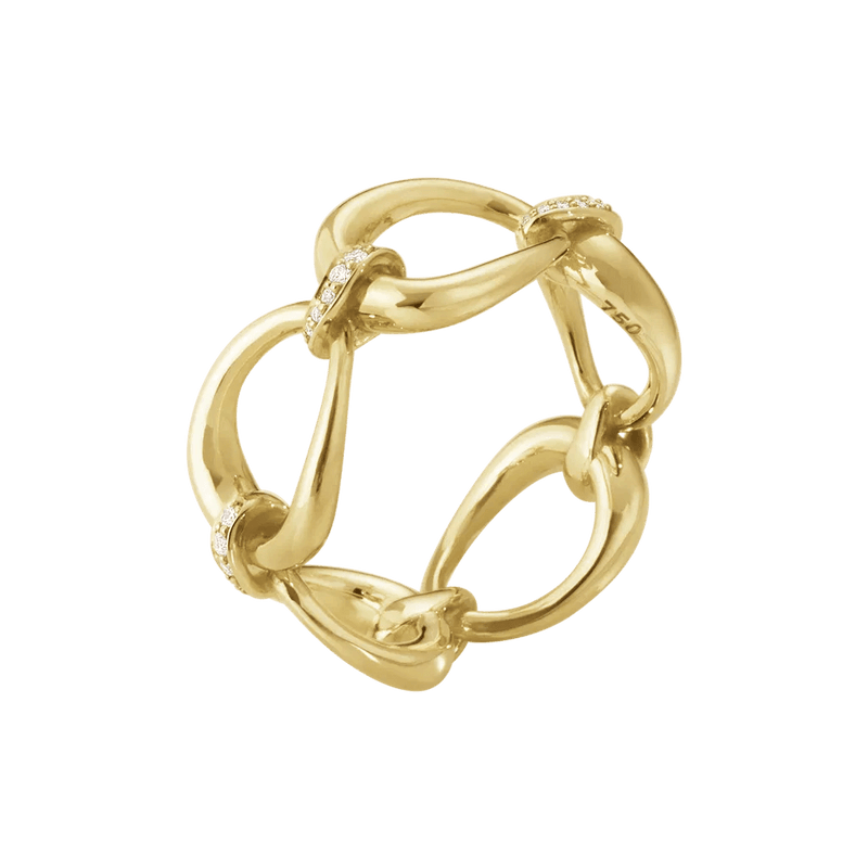 Offspring ring i 18kt guld med diamanter - 20001760