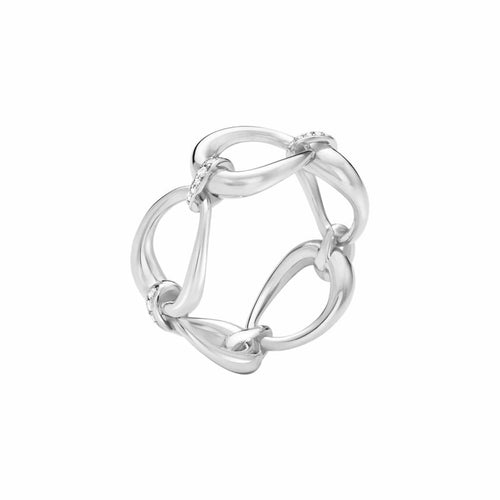 Offspring ring i sølv m. 0,14 ct. brill.