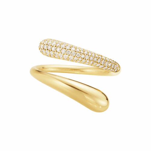Georg Jensen Mercy ring i 18 kt. guld m. 0,37 ct. brill.