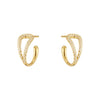 Georg Jensen Mercy Hoops i 18 kt. guld m. 0,41 ct. brill.