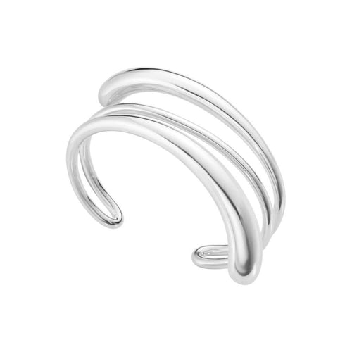 Georg Jensen Mercy stor twist armring i sølv