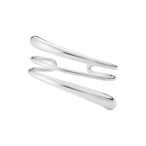 Georg Jensen Mercy stor twist armring i sølv