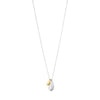 Georg Jensen Reflect halskæde i sølv & 18 kt. guld