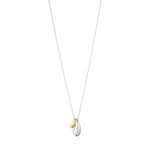 Georg Jensen Reflect halskæde i sølv & 18 kt. guld