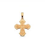 Forside: Dagmarkors lille 17 x 16 mm. 8 kt.