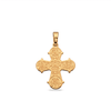 Bagside: Dagmarkors lille 17 x 16 mm. 8 kt.