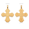 8 Karat Guld Vedhæng Dagmarkors m/De 5 25 x 22 mm