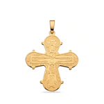 Forside: 8 Karat Guld Vedhæng Dagmarkors m/De 5 25 x 22 mm