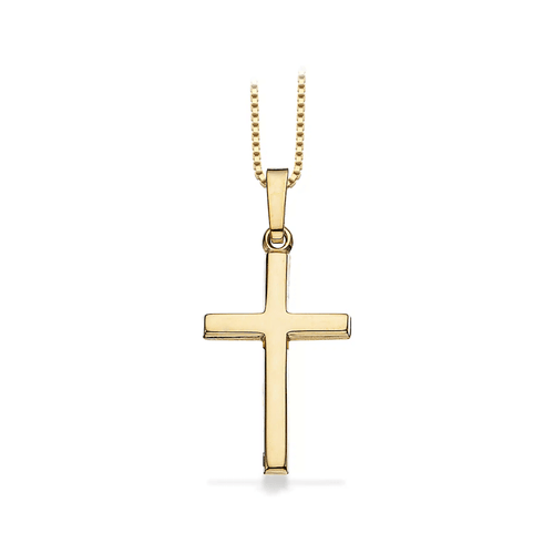 8 Karat Guld Vedhæng Kors 20 x 13 mm