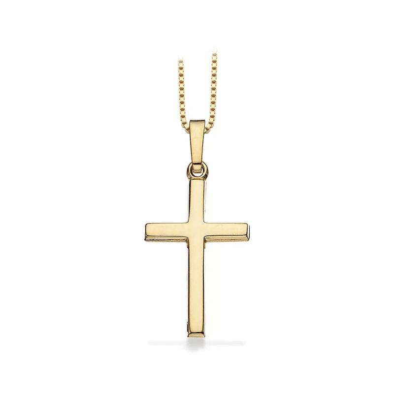 8 Karat Guld Vedhæng Kors 20 x 13 mm