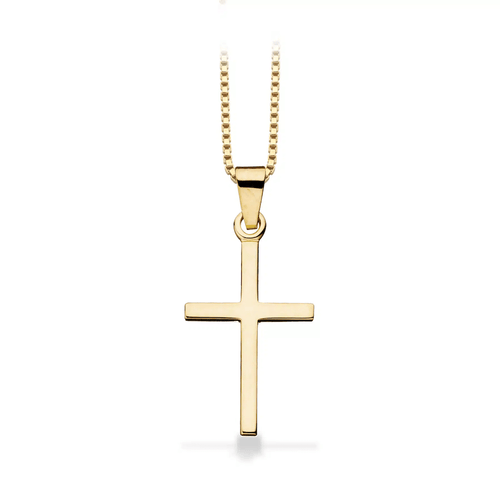 8 Karat Guld Vedhæng Kors 19 x 13 mm 