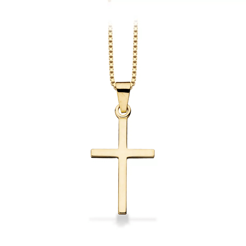 8 Karat Guld Vedhæng Kors 19 x 13 mm 