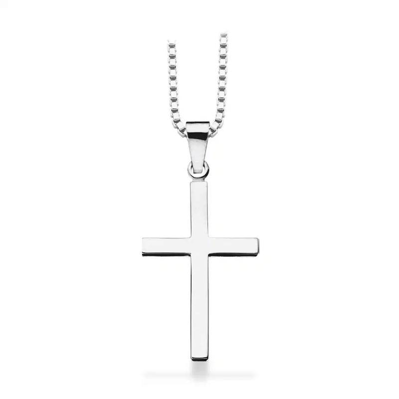 Sølv Vedhæng Kors 22 x 14 mm