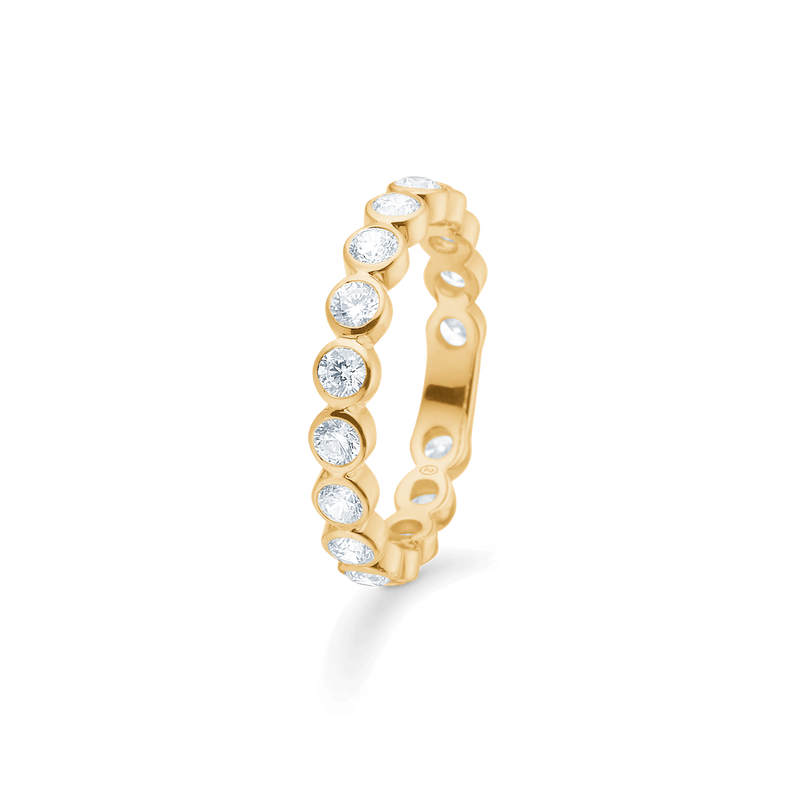 Mads Z ETERNA ring i 8 kt. guld m. zirkonia