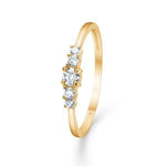 Mads Z ORBIT CZ ring i 8 kt. guld m. Zirkoniasten
