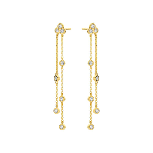 Spirit Icons øreringe - Alma hanger i forgyldt